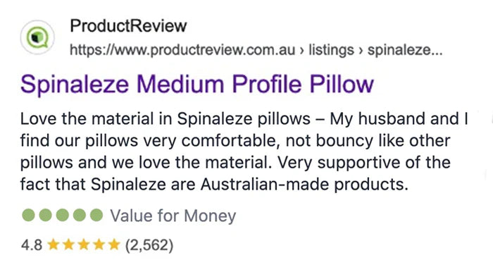 Customer review of Spinaleze